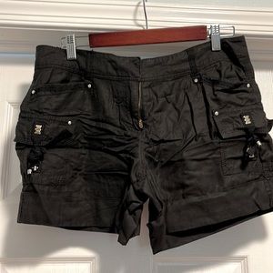 White House black market black shorts cotton size 6